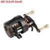 DEUKIO 11+1 Bearings Round Profile Baitcast Reel Light Lure Casting Reel For Stream Trout Fishing Left/Right Hand Optional JKS 51 (left hand)