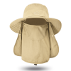 Fishing Hat/Boonie Hat; Sun hat Detachable UV Sun Screen Wide Brim Hat With Face Cover & Neck Flap; hiking hat