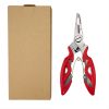 Stainless Steel Multi-function Lure Pliers; Portable Fishing Scissors; Fish Control Hook Tool