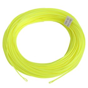 Kylebooker WF3F-WF8F WITH WELDED LOOP Fish Line Weight Forward FLOATING 100FT Fly Fishing Line (Color: Fluo Yellow)