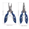 Stainless Steel Multi-function Lure Pliers; Portable Fishing Scissors; Fish Control Hook Tool